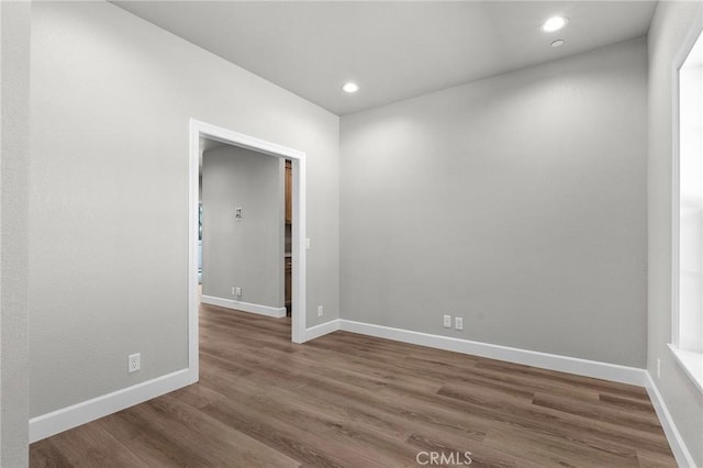 1906 Crandall Way, Paradise, CA 95969 - unfurnished room with wood finished floors and recessed lighting