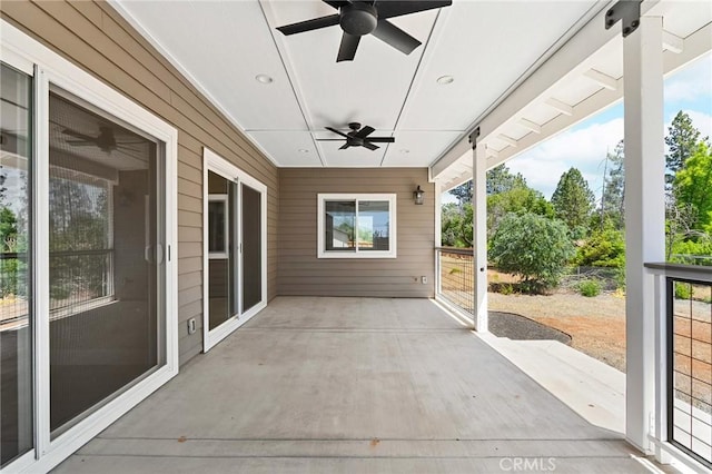 1906 Crandall Way, Paradise, CA 95969 - view of patio featuring ceiling fan