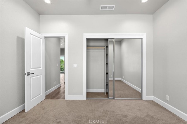 1906 Crandall Way, Paradise, CA 95969 - unfurnished bedroom featuring carpet, a closet, and recessed lighting