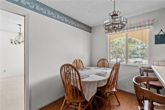 1529 Pomeroy Rd, Arroyo Grande, CA 93420 - dining room with a chandelier and a textured ceiling