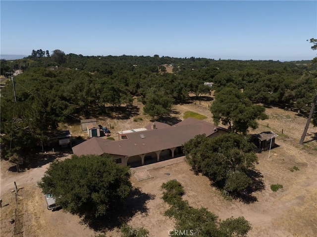 1529 Pomeroy Rd, Arroyo Grande, CA 93420 - aerial view of property and surrounding area featuring a heavily wooded area