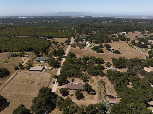 1529 Pomeroy Rd, Arroyo Grande, CA 93420 - aerial overview of property's location with rural landscape