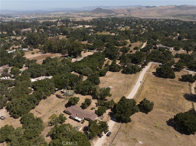 1529 Pomeroy Rd, Arroyo Grande, CA 93420 - aerial view of property's location with a mountain backdrop