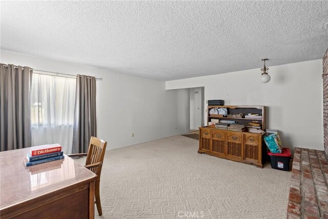 1529 Pomeroy Rd, Arroyo Grande, CA 93420 - carpeted office space with a textured ceiling