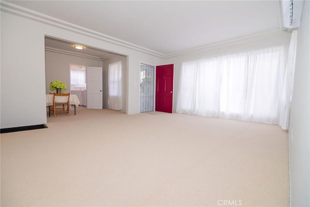 251 W 112th St, Los Angeles, CA 90061 - carpeted empty room with crown molding