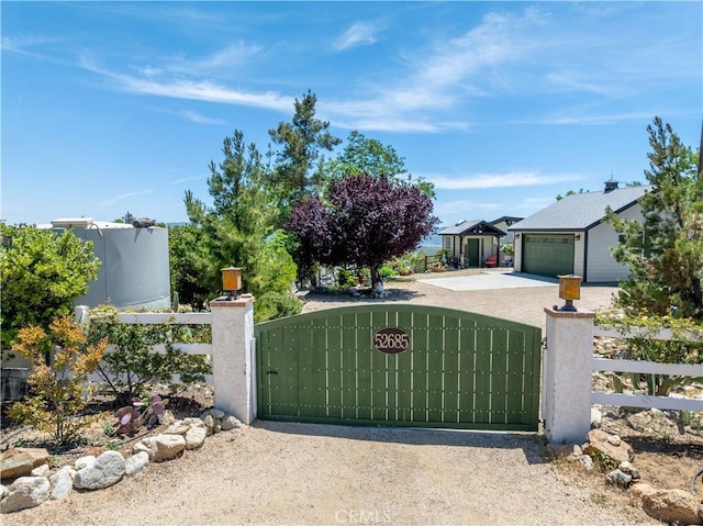 52685 Saddleback Rd, Anza, CA 92539 - gate with a fenced front yard