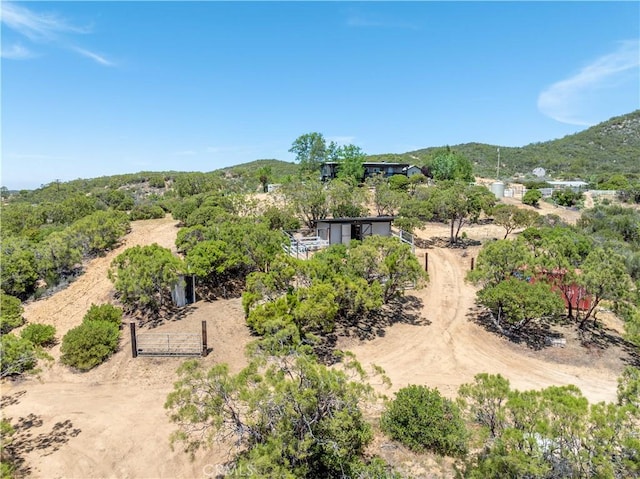 52685 Saddleback Rd, Anza, CA 92539 - aerial view of sparsely populated area with a mountainous background