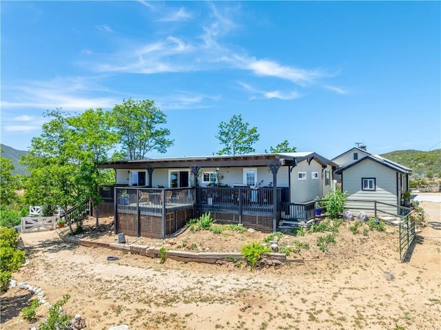 52685 Saddleback Rd, Anza, CA 92539 - view of front of property with a mountain view