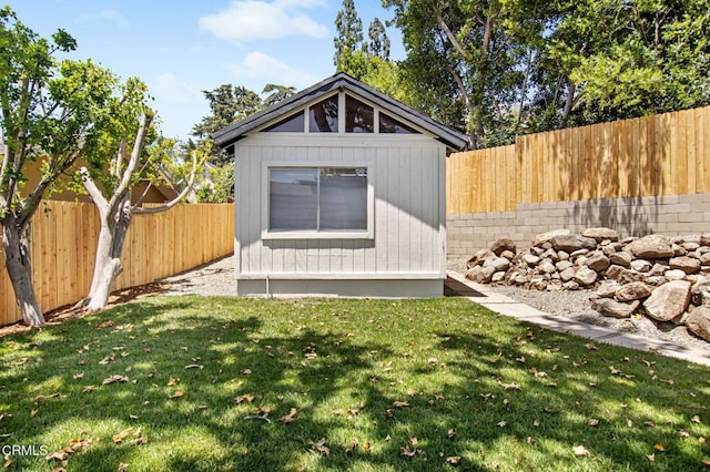 3015 Henrietta Ave, La Crescenta, CA 91214 - view of shed featuring a fenced backyard