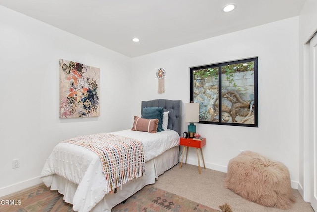 3015 Henrietta Ave, La Crescenta, CA 91214 - bedroom with baseboards and recessed lighting