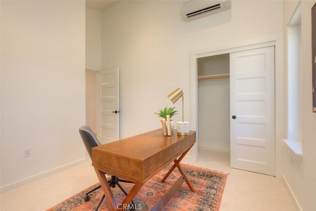 866 Central Park Dr, Paradise, CA 95969 - office space featuring an AC wall unit and light colored carpet