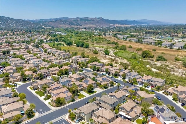 44837 Checkerbloom Dr, Temecula, CA 92592 - aerial view of residential area with a mountain backdrop