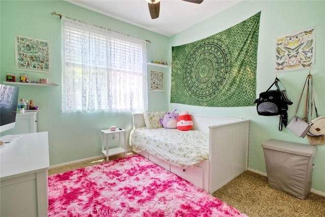 44837 Checkerbloom Dr, Temecula, CA 92592 - carpeted bedroom featuring ceiling fan