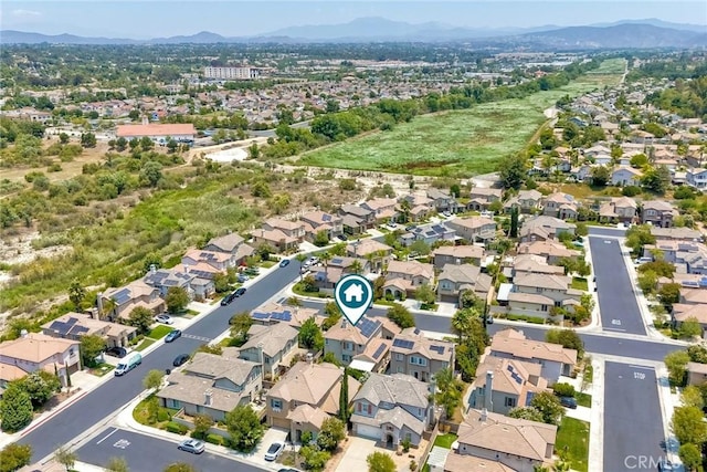 44837 Checkerbloom Dr, Temecula, CA 92592 - aerial view of residential area with mountains