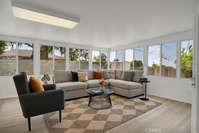 1440 Riviera Dr, Pasadena, CA 91107 - sunroom featuring wood finished floors