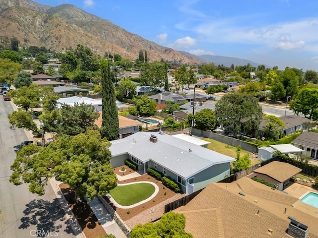 1440 Riviera Dr, Pasadena, CA 91107 - aerial view of residential area featuring mountains