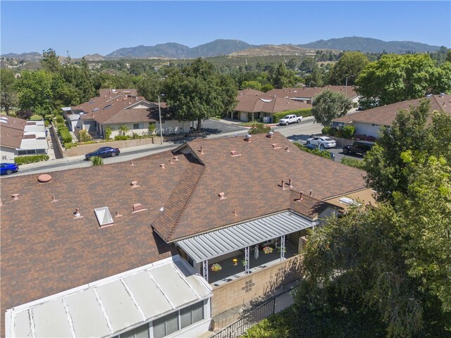 26817 Oak Branch Cir, Newhall, CA 91321 - aerial view of residential area with a mountain backdrop