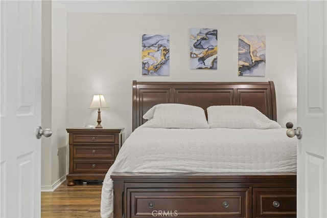 26817 Oak Branch Cir, Newhall, CA 91321 - bedroom featuring wood finished floors and baseboards