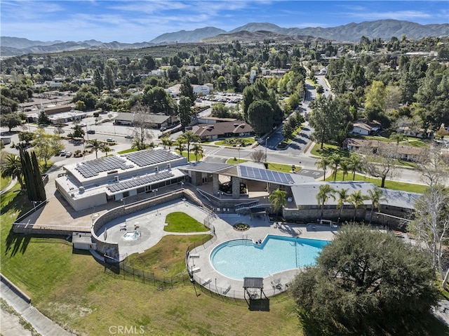 26817 Oak Branch Cir, Newhall, CA 91321 - drone / aerial view of mountains