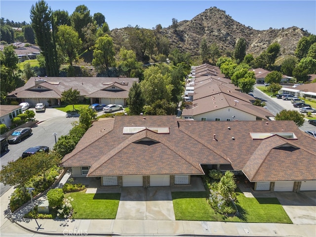 26817 Oak Branch Cir, Newhall, CA 91321 - aerial perspective of suburban area with mountains