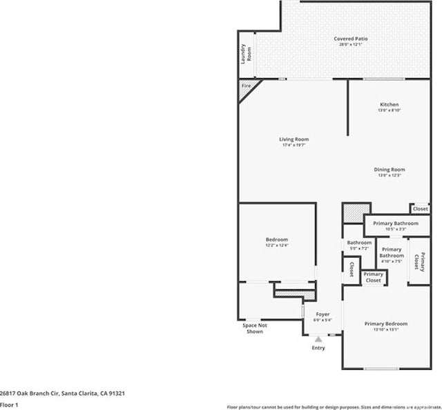 26817 Oak Branch Cir, Newhall, CA 91321 - view of floor plan / room layout