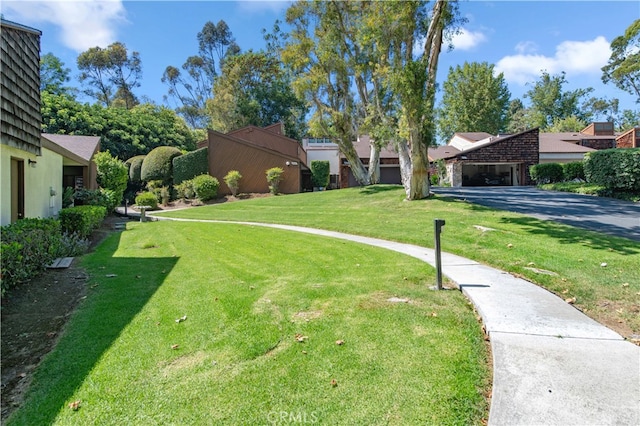9411 Friendly Woods Ln, Whittier, CA 90605 - view of grassy yard featuring driveway