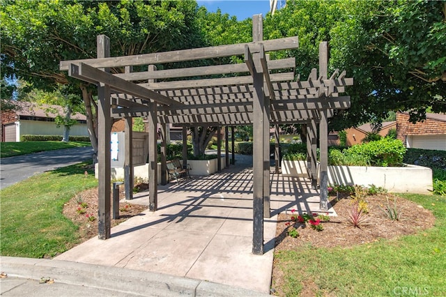 9411 Friendly Woods Ln, Whittier, CA 90605 - view of home's community featuring a pergola
