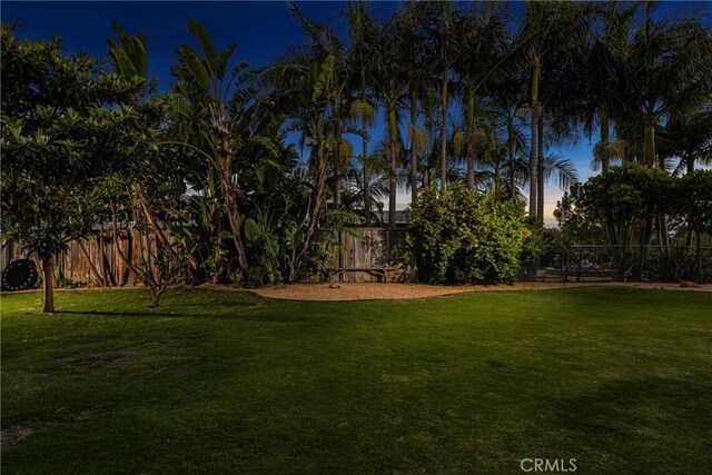 2023 Republic Ave, Costa Mesa, CA 92627 - view of yard at dusk