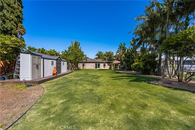 2023 Republic Ave, Costa Mesa, CA 92627 - view of yard with a storage shed
