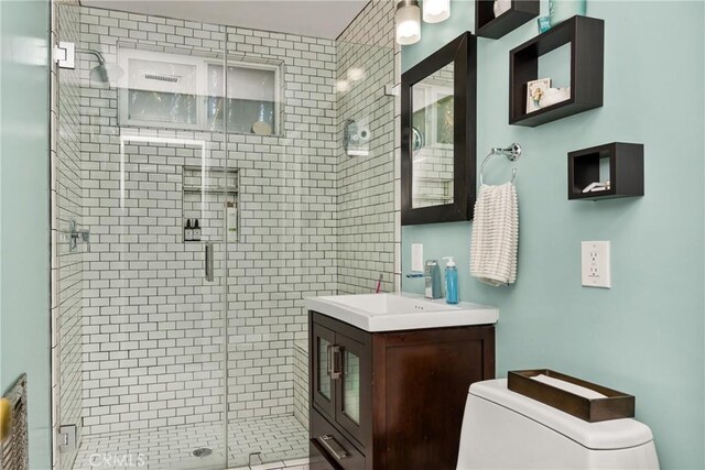 2023 Republic Ave, Costa Mesa, CA 92627 - full bath featuring vanity and a stall shower
