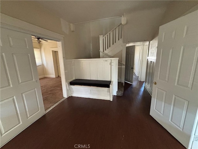 1646 Cimarron St, Los Angeles, CA 90019 - corridor featuring dark wood-style floors