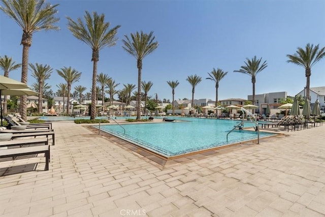 101 Mulberry Dr, Lake Forest, CA 92630 - community pool with a residential view and a patio area