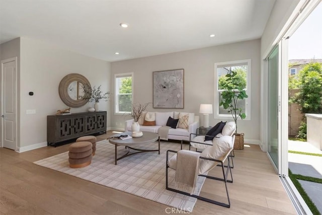 101 Mulberry Dr, Lake Forest, CA 92630 - living room with light wood-type flooring and recessed lighting
