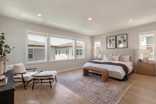 101 Mulberry Dr, Lake Forest, CA 92630 - bedroom with light wood finished floors and recessed lighting