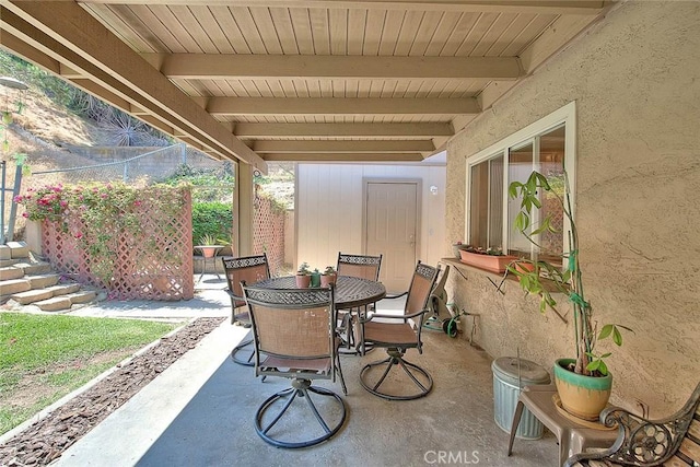 1842 Fern Hollow Dr, Diamond Bar, CA 91765 - view of patio featuring outdoor dining space