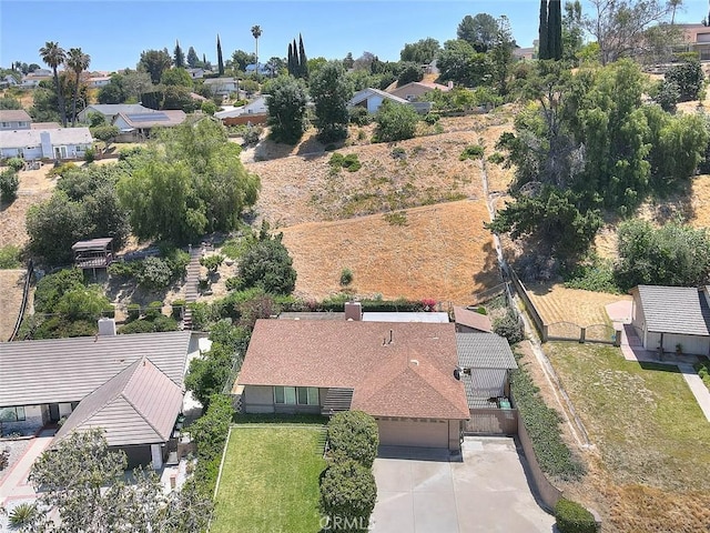 1842 Fern Hollow Dr, Diamond Bar, CA 91765 - aerial view of property and surrounding area featuring nearby suburban area