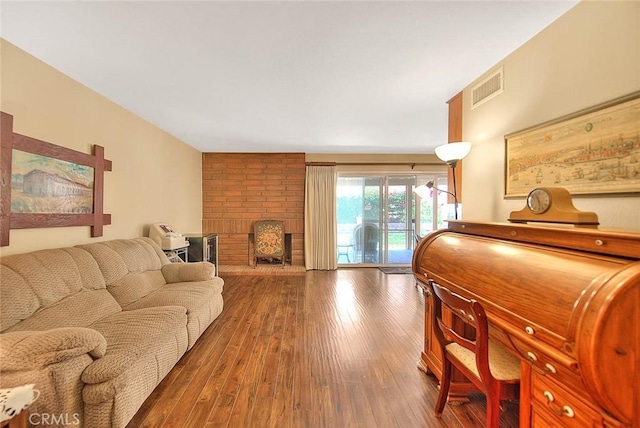 1842 Fern Hollow Dr, Diamond Bar, CA 91765 - living area with wood finished floors and a fireplace