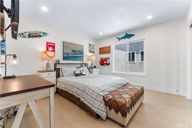 3208 Calle Grande, San Clemente, CA 92672 - bedroom with light wood-type flooring and recessed lighting