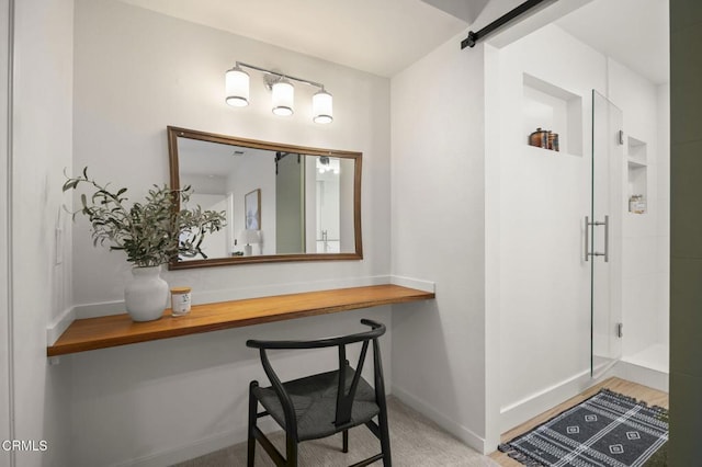 4071 Doane St, Ventura, CA 93003 - bathroom with a stall shower and baseboards