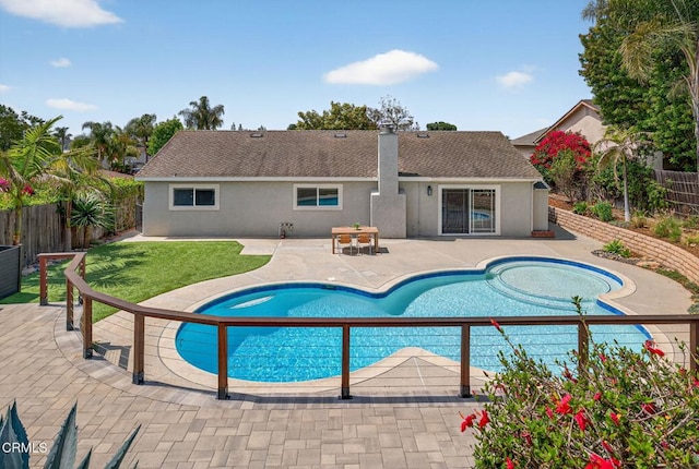 4071 Doane St, Ventura, CA 93003 - view of swimming pool with a fenced backyard and a patio