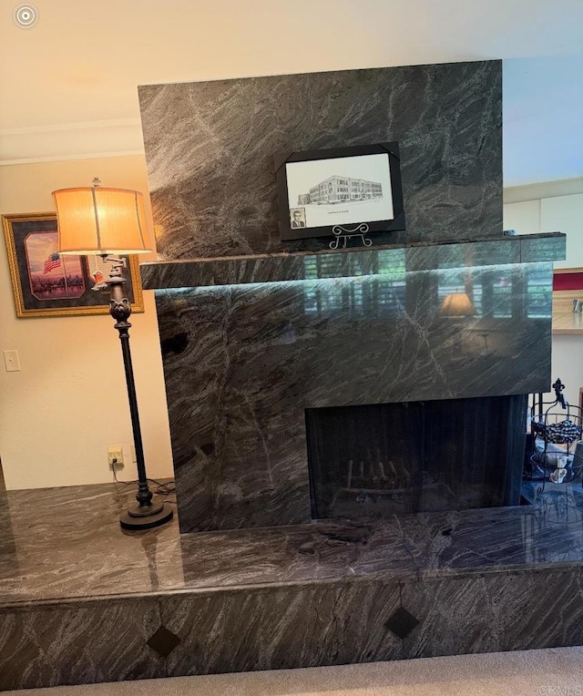 9168 Old Castle Rd, Valley Center, CA 92082 - detailed view of a fireplace with raised hearth