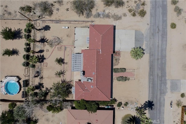 6774 Galleta Ave Unit 29, Palms, CA 92277 - bird's eye view of a pool