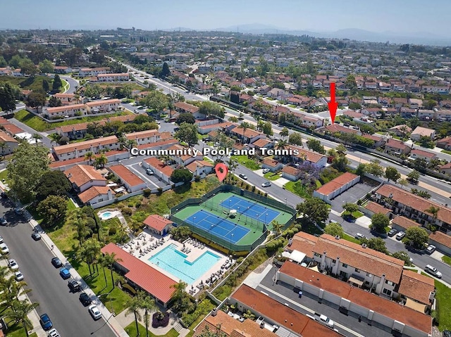 932 Alyssum Rd, Carlsbad, CA 92011 - aerial view of property's location featuring a pool