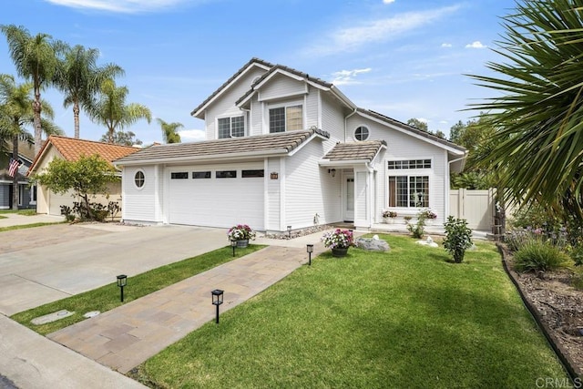 647 Boysenberry Way, Oceanside, CA 92057 - traditional home featuring driveway, a garage, and a tiled roof