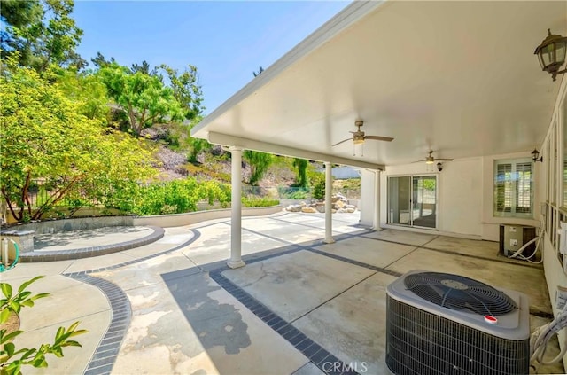 2768 Somerset Pl, Rowland Heights, CA 91748 - view of patio with a ceiling fan