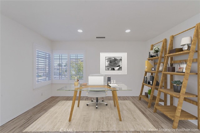2768 Somerset Pl, Rowland Heights, CA 91748 - office space featuring wood finished floors and recessed lighting