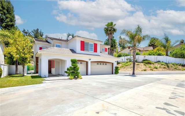 2768 Somerset Pl, Rowland Heights, CA 91748 - view of front of property featuring concrete driveway, an attached garage, stucco siding, and a tile roof