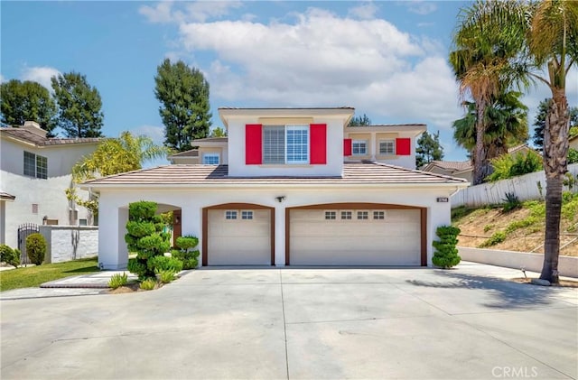 2768 Somerset Pl, Rowland Heights, CA 91748 - traditional-style house with stucco siding, concrete driveway, and a tiled roof