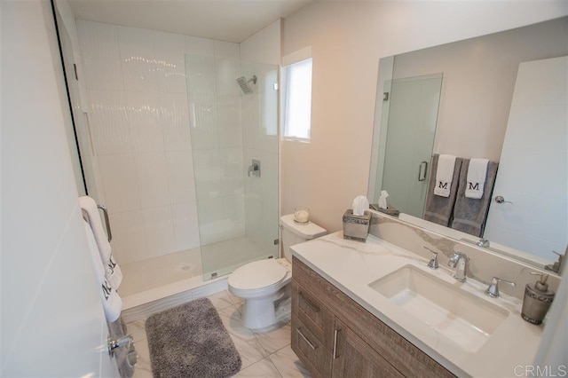 7570 Gibraltar St Unit 101, Carlsbad, CA 92009 - full bathroom with a stall shower and vanity