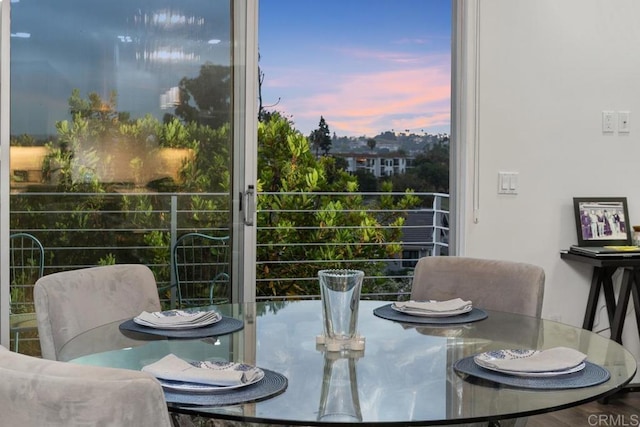7570 Gibraltar St Unit 101, Carlsbad, CA 92009 - view of balcony at dusk